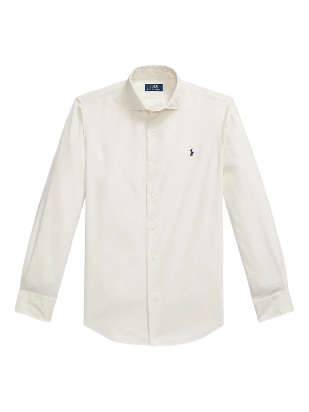 Polo Ralph Lauren Custom Fit Corduroy Long-sleeve Shirt In Neutral