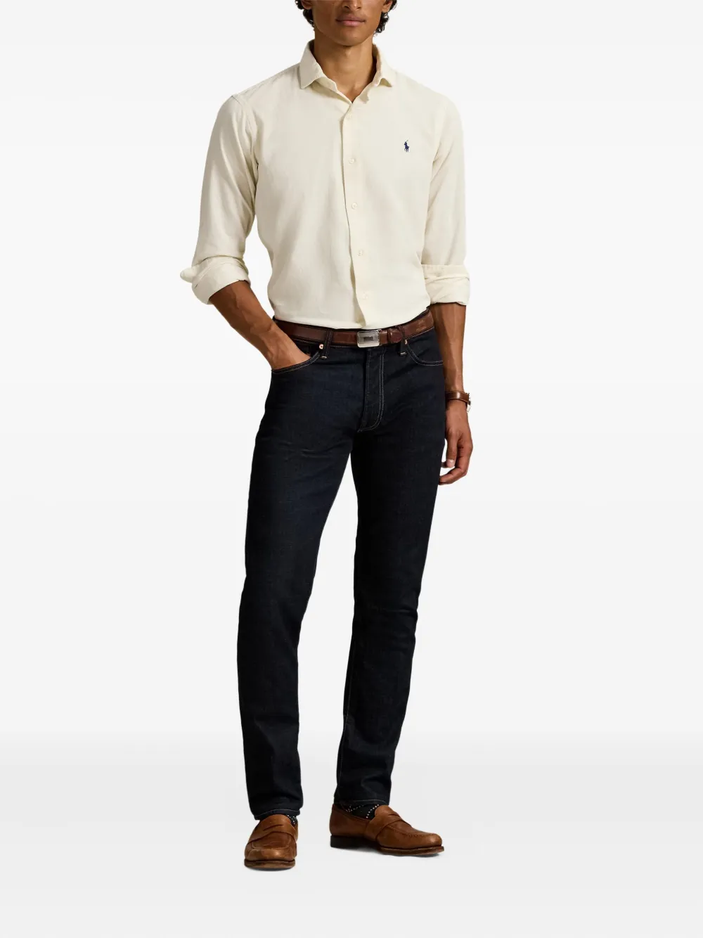 Polo Ralph Lauren Custom Fit corduroy long-sleeve shirt - Beige
