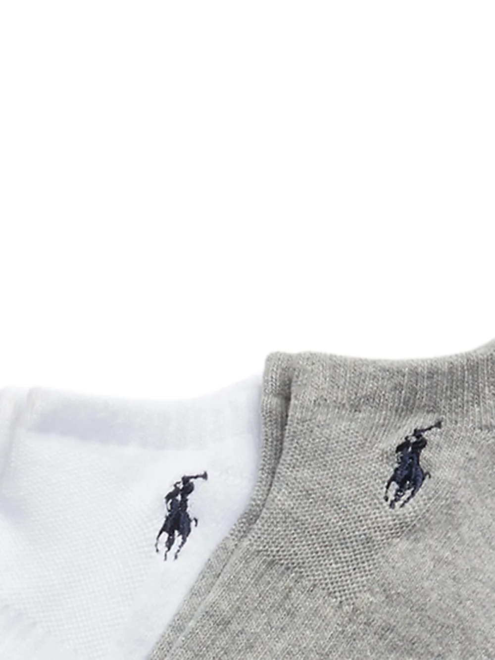 Polo Ralph Lauren Zes paar low-top sokken met logo Zwart