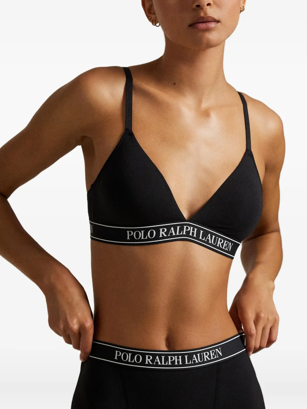  Polo Ralph Lauren Triangle-cup Bra - Black 