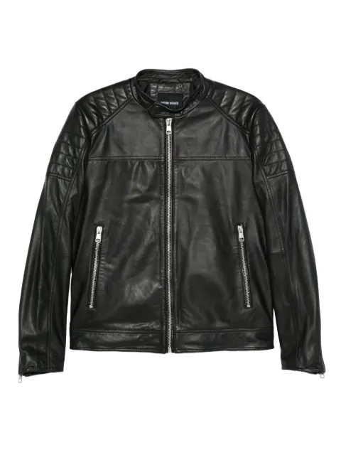 Antony Morato quilted leather jacket