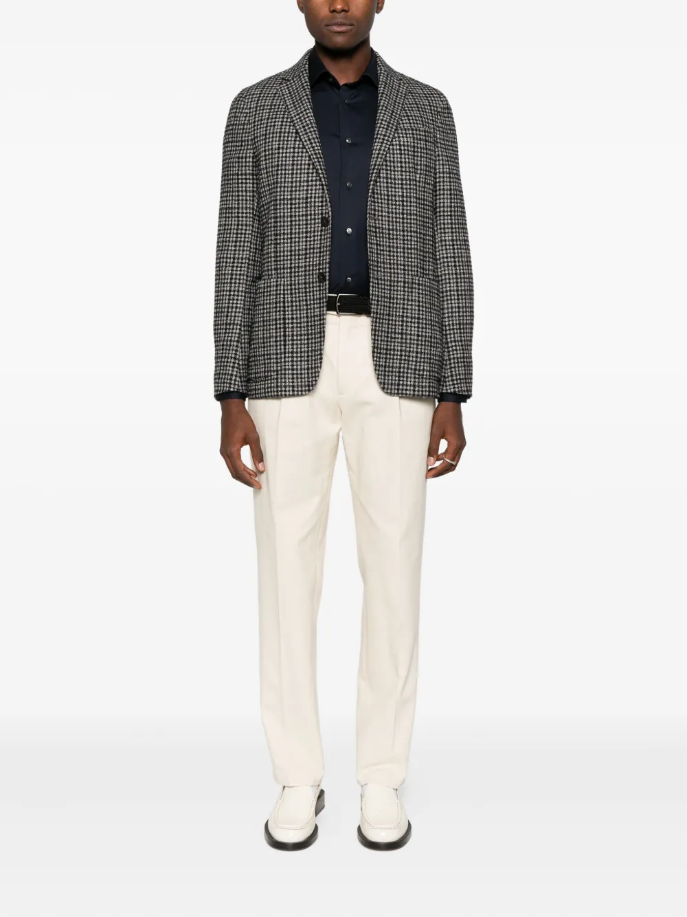 Zegna Button-down overhemd - Zwart