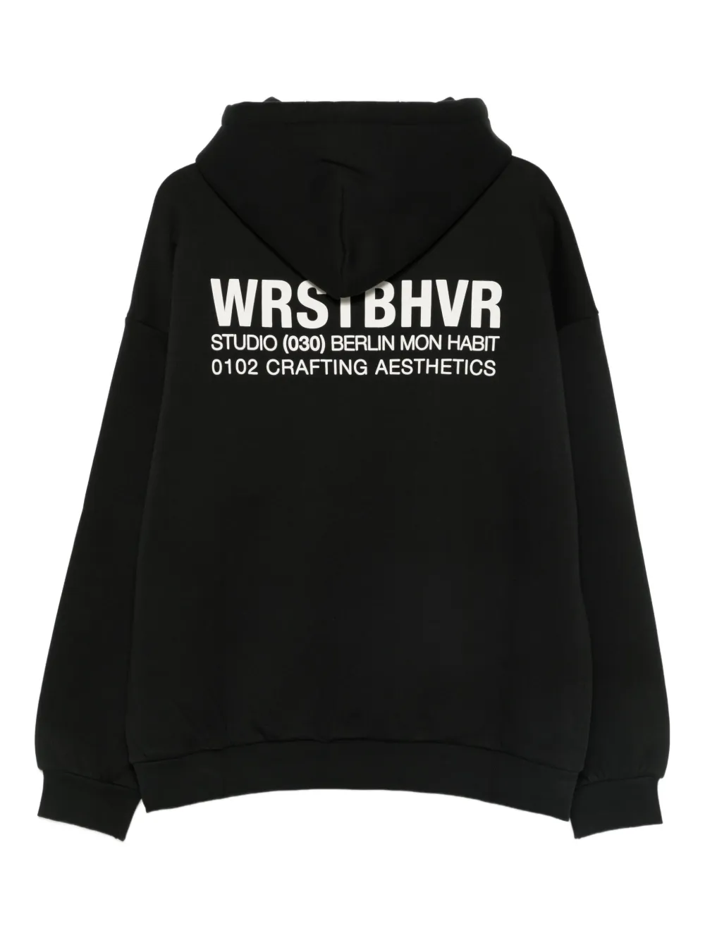 Wrstbhvr Logo-print Hoodie In Black