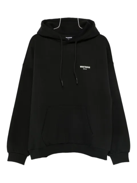 WRSTBHVR logo-print hoodie 