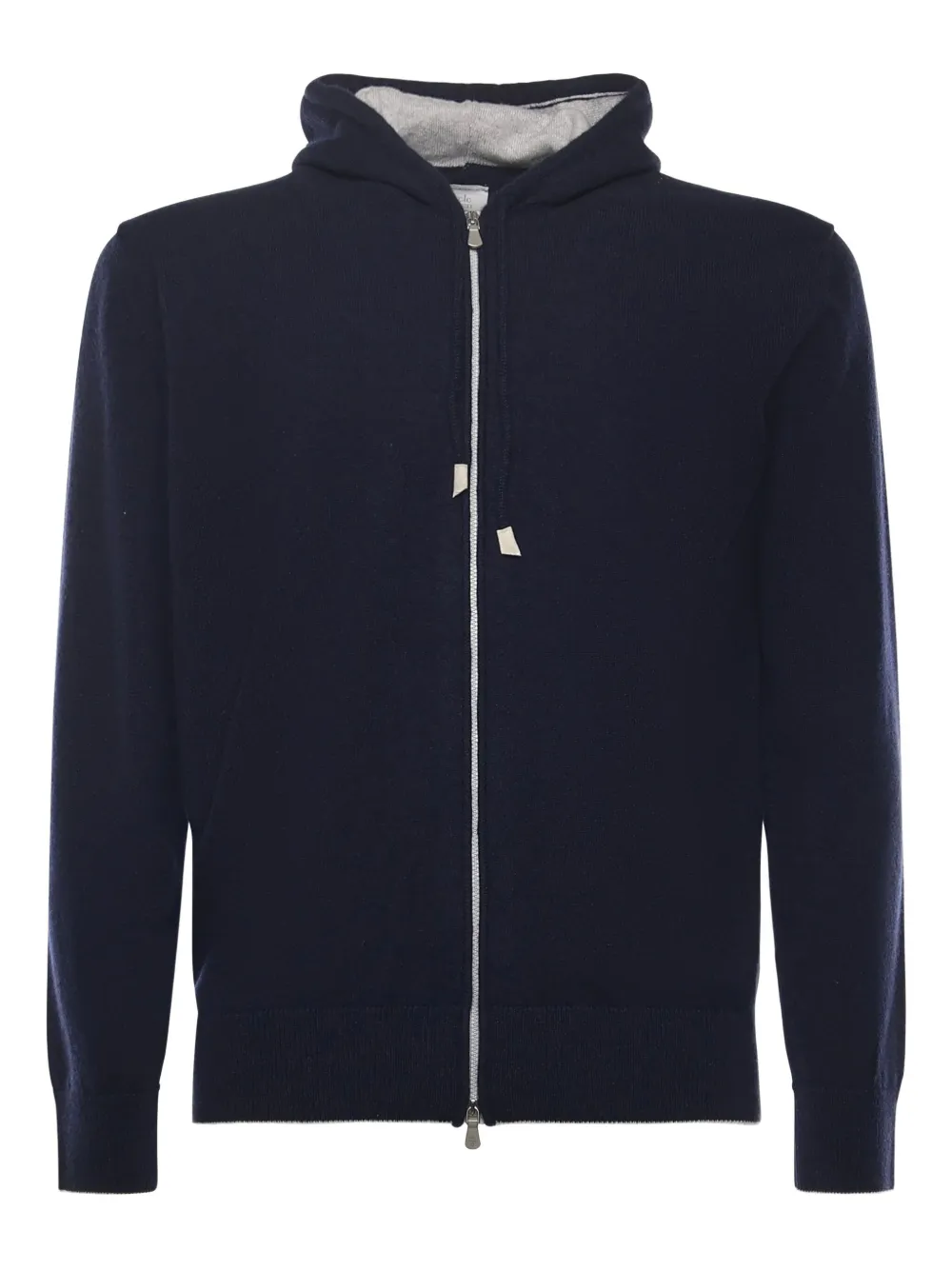 Eleventy hoodie tejida con cierre | azul | Image 1