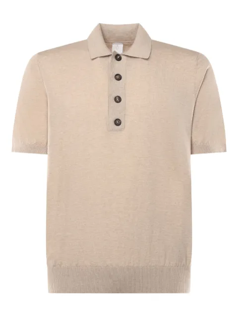Eleventy fine-knit polo shirt