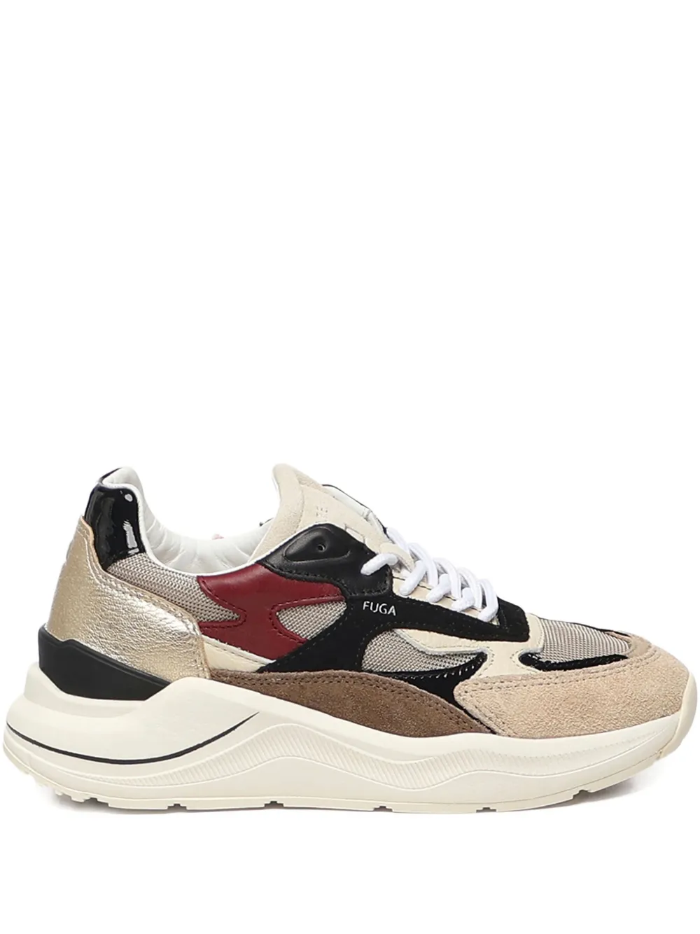 D.A.T.E. panelled-design sneakers | Neutrals | Image 1