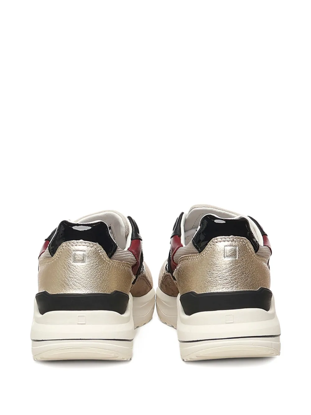D.A.T.E. Sneakers met vlakken Beige