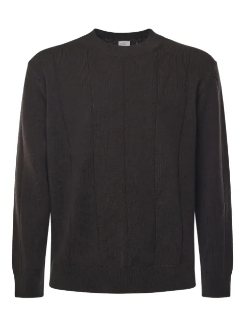 Eleventy ribbed crew-neck sweater