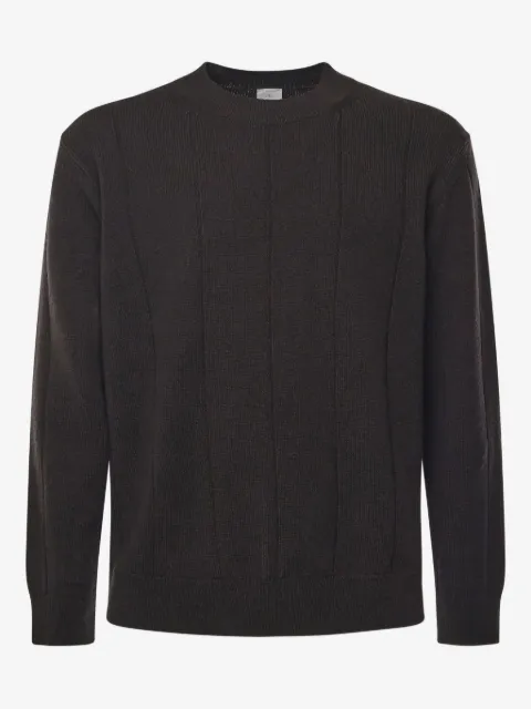 Eleventy ribbed crew-neck sweater