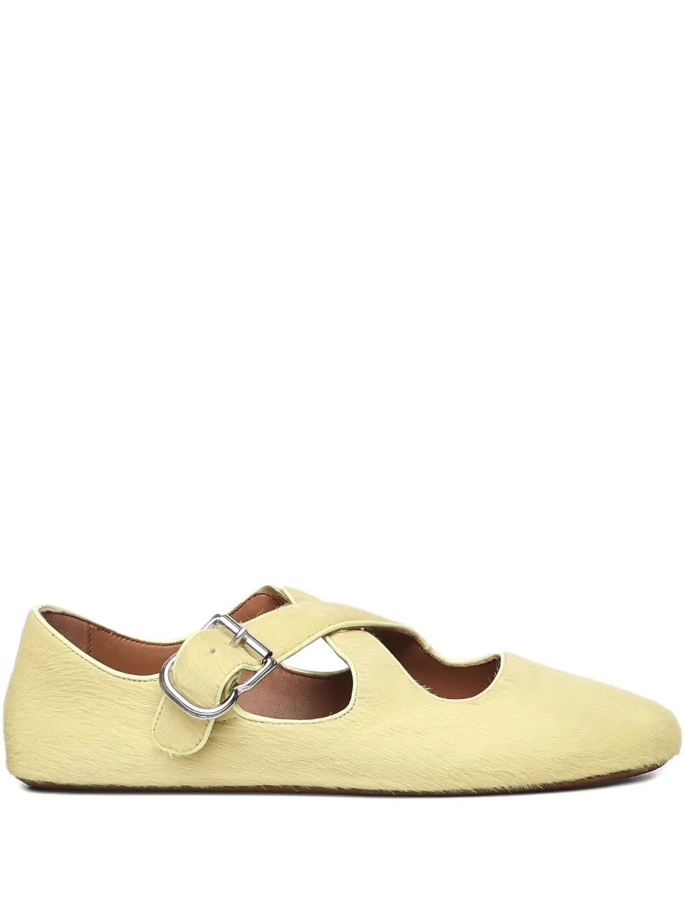 Alaïa cross-cross ballet flats | Neutrals | Image 1