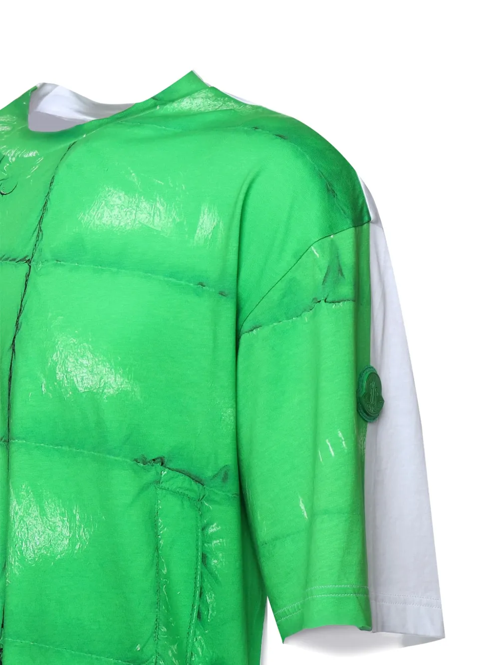 Moncler X Asap Rocky Logo Patch T-shirt In Green