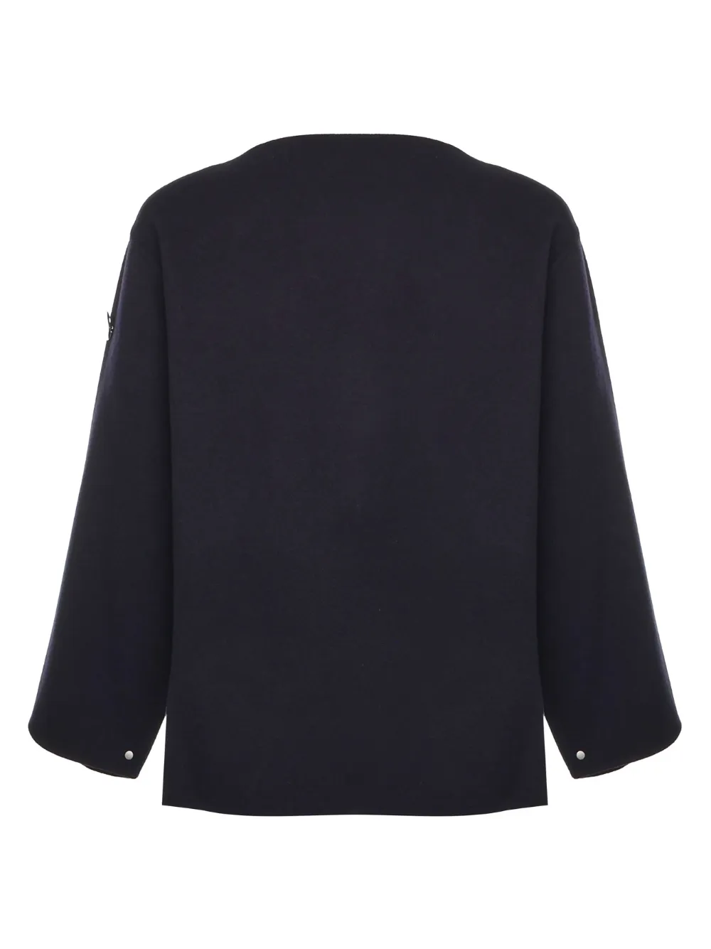 Moncler X Jil Sander Logo-patch Cape In Blue