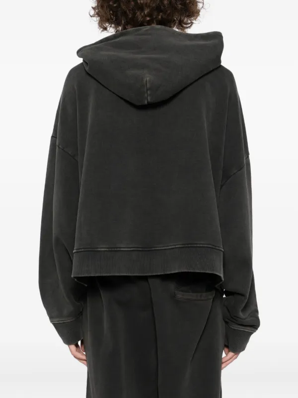 ENTIRE STUDIOS Heavy Hoodie | Black | FARFETCH IN