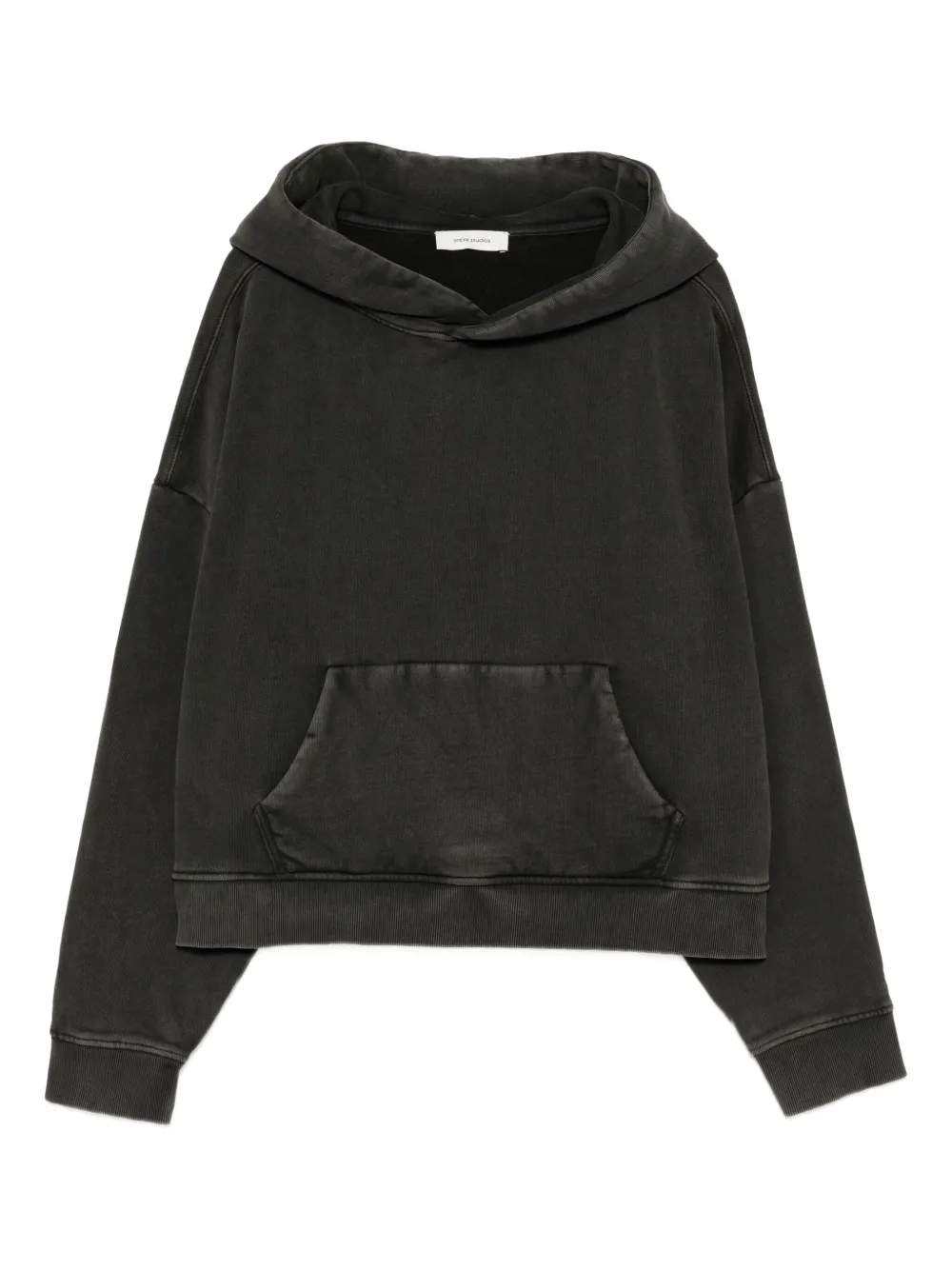 ENTIRE STUDIOS drop-shoulder hoodie | Black | Image 1