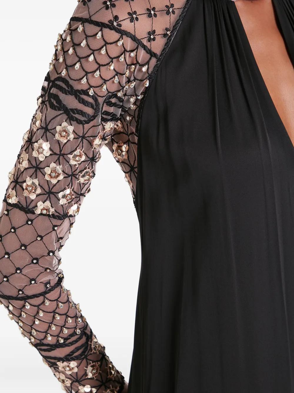 Temperley London Marie jurk Zwart