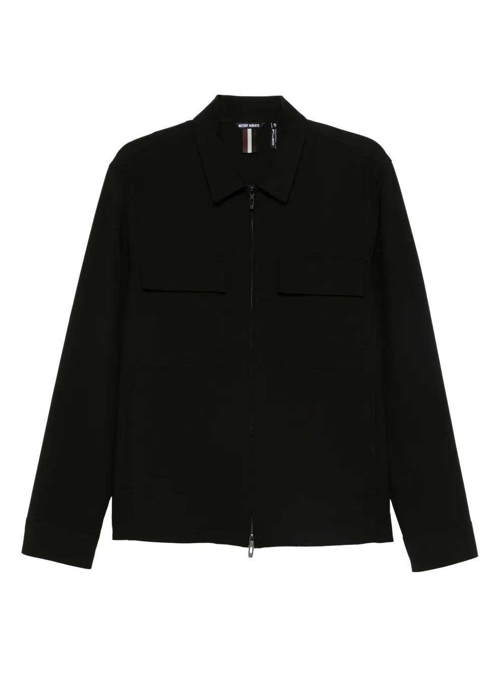 Antony Morato flap-pocket zip-up jacket | Black | Image 1