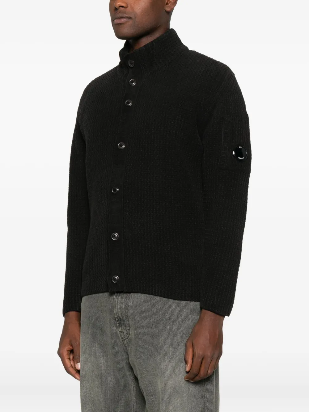 C.p. Company Cardigan C. P. Company Men Color Black In Black