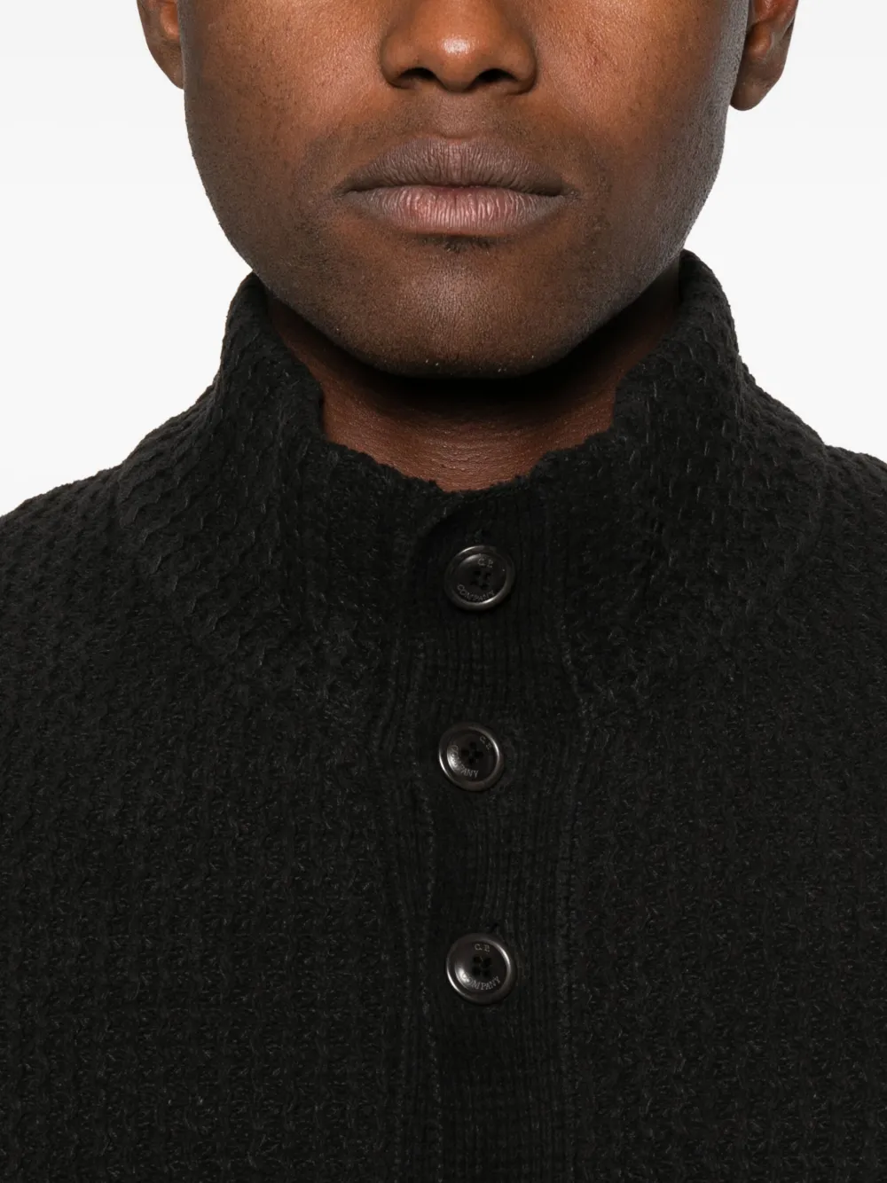 C.p. Company Cardigan C. P. Company Men Color Black In Black