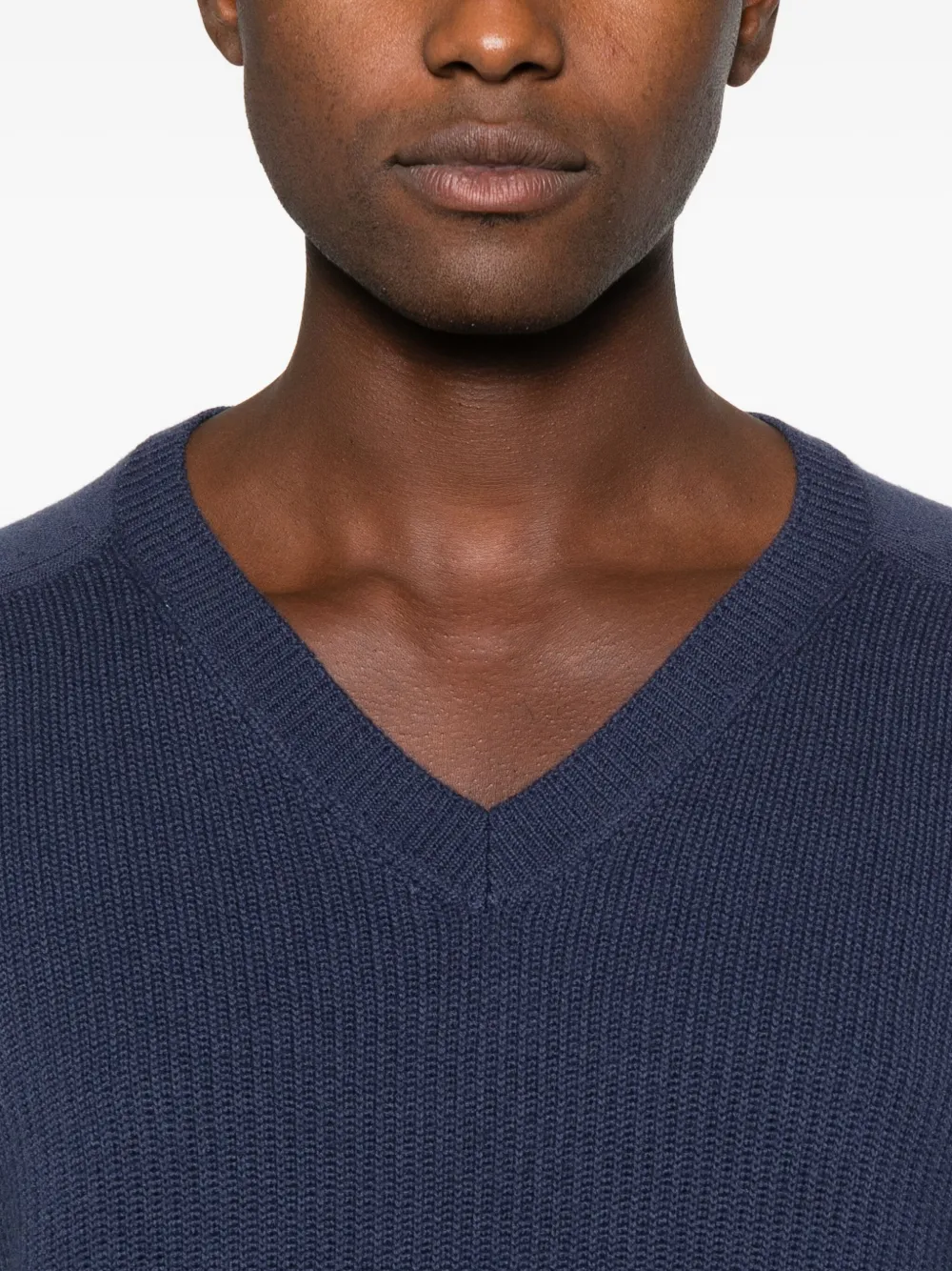 Zegna Trui met V-hals Blauw