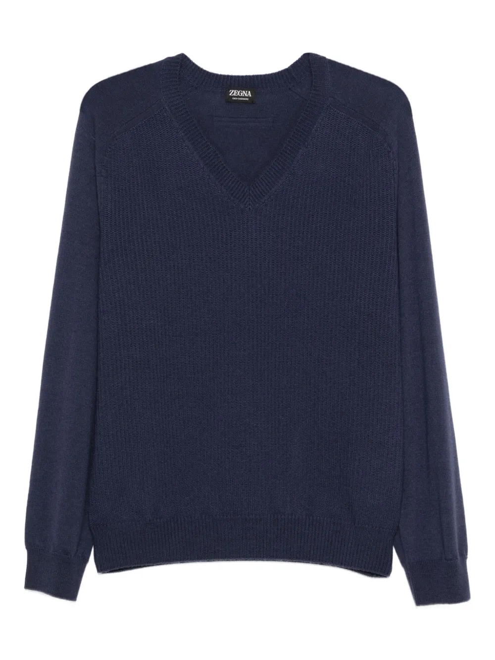 Zegna suéter con cuello en V | azul | Image 1