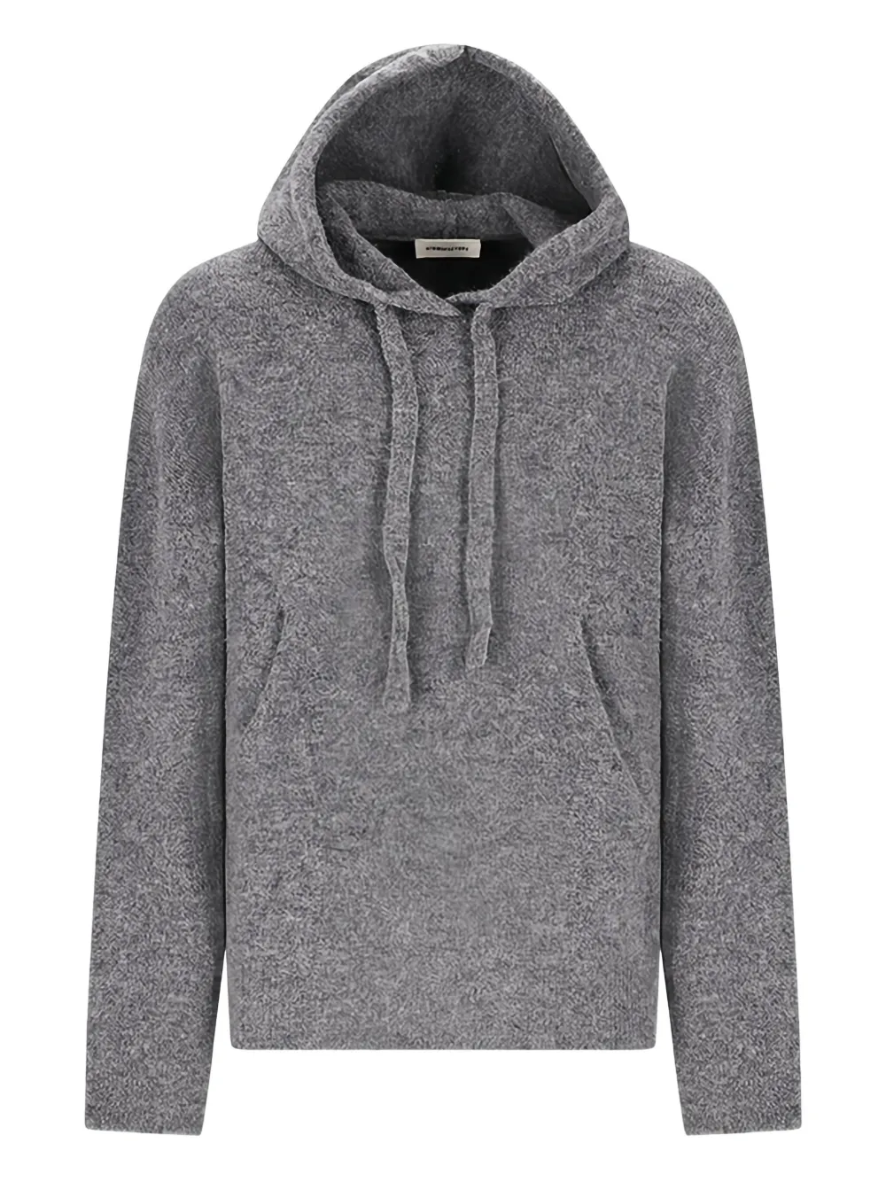 Atomo Factory Brushed-effect Hoodie In Gray