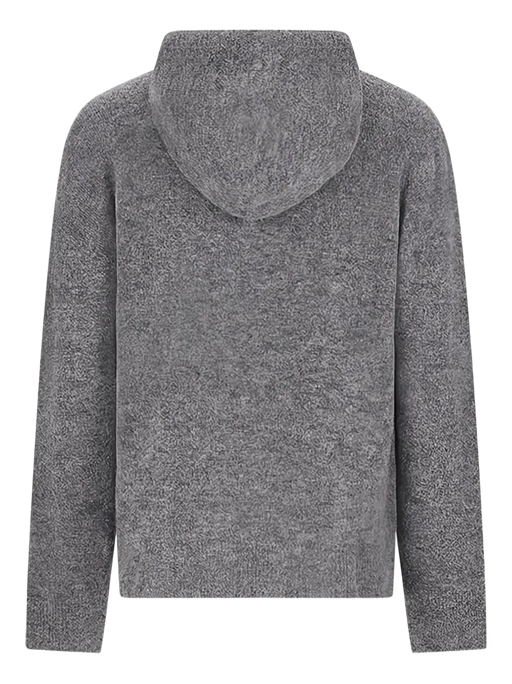 Atomo Factory Brushed-effect Hoodie In Gray