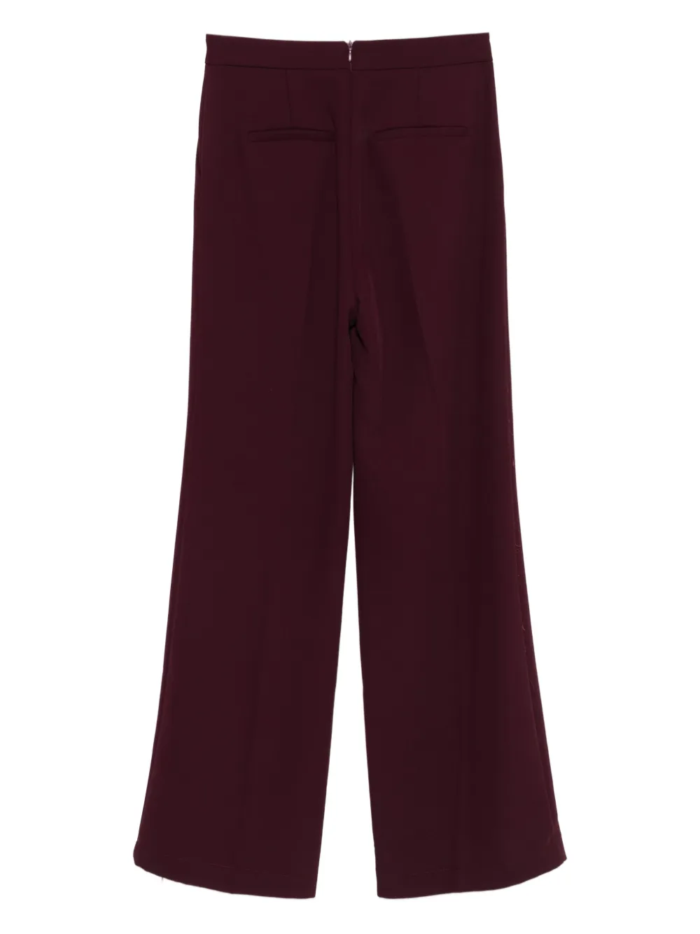 IMPERIAL Katoenen flared broek Rood