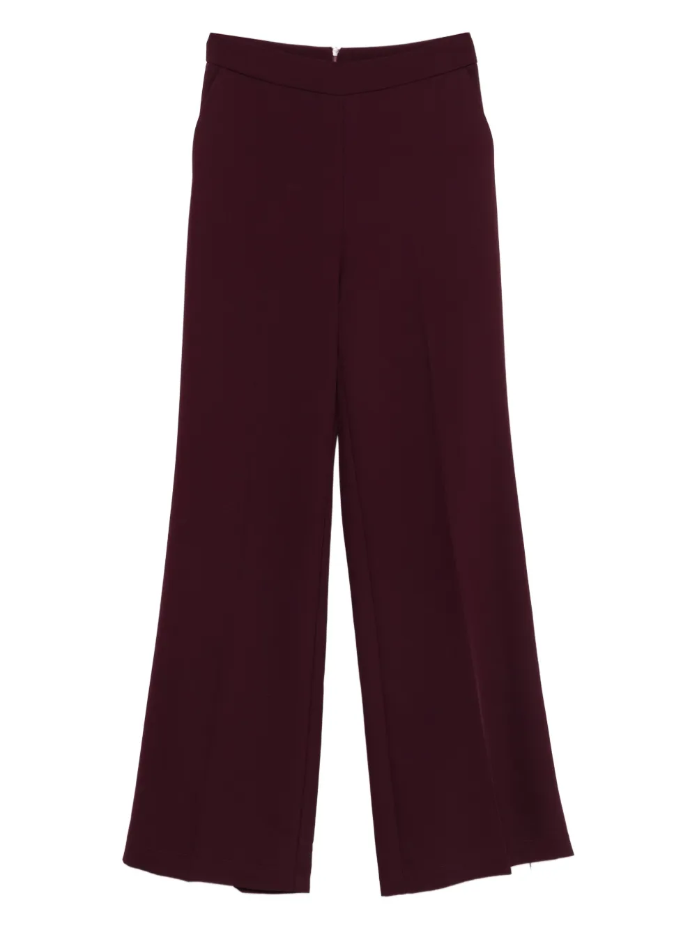 IMPERIAL cotton flared trousers - Rot