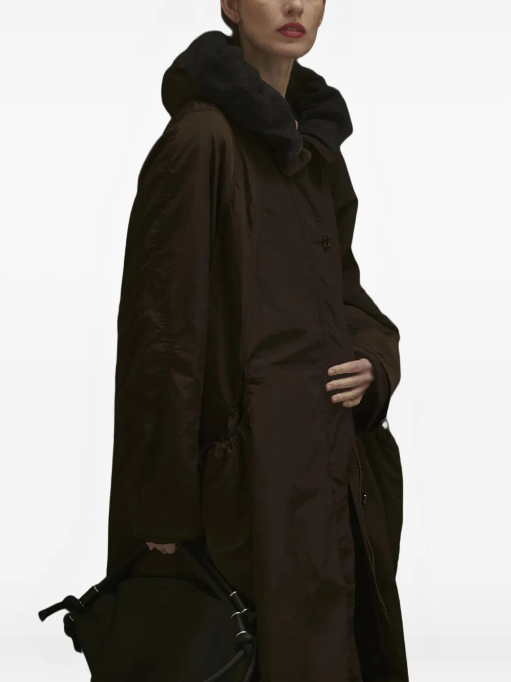 Annette Görtz Nori Faux Fur Coat In Brown