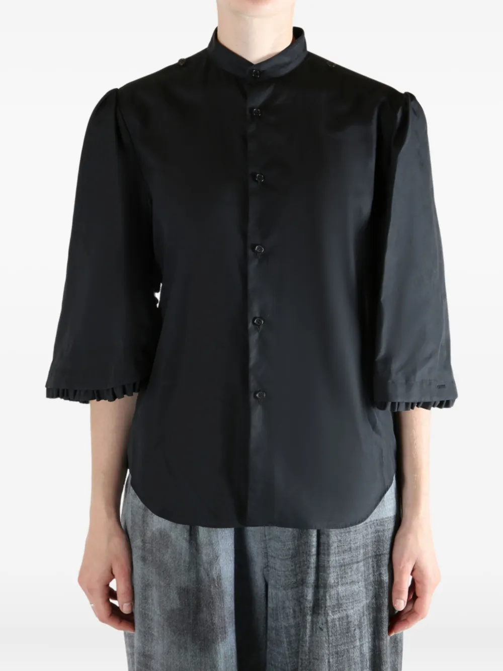 Noir Kei Ninomiya ruffled-sleeve top | Shirts | Image 2