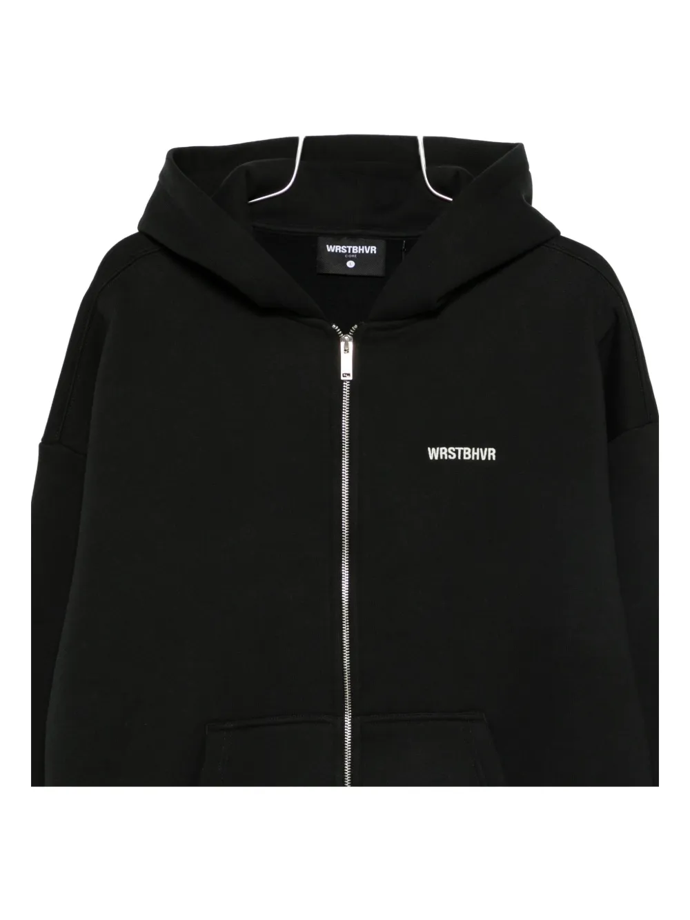 Wrstbhvr Zip-up Hoodie In Black