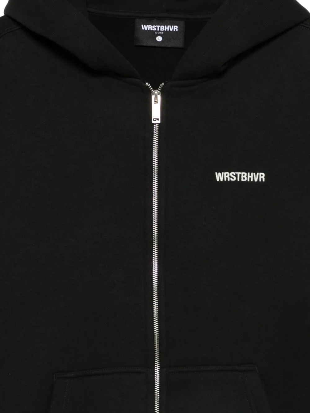  Wrstbhvr Zip-up Hoodie - Black 