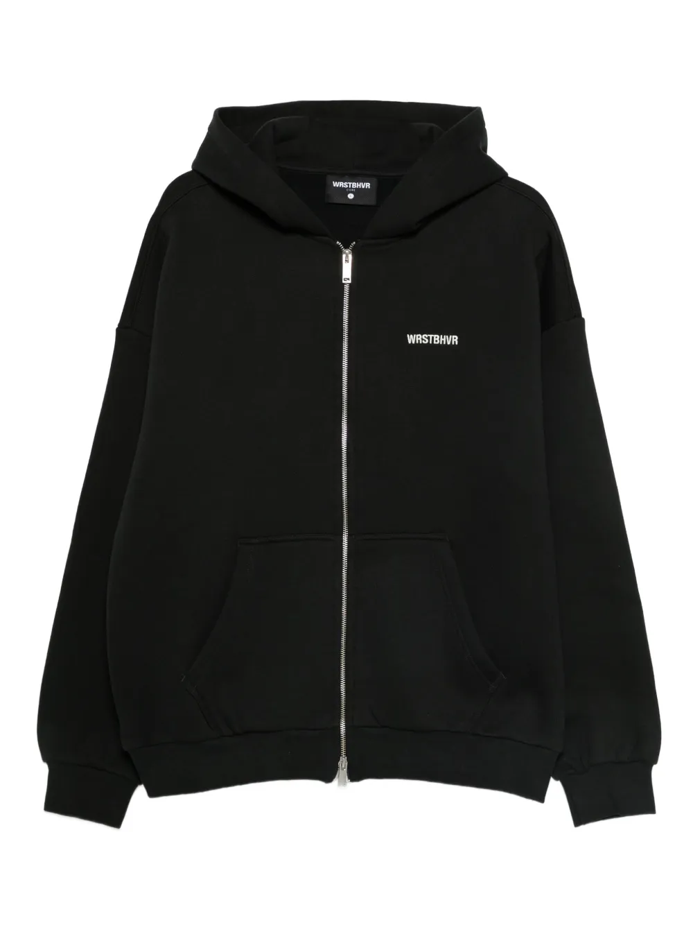 WRSTBHVR zip-up hoodie | Black | Image 1