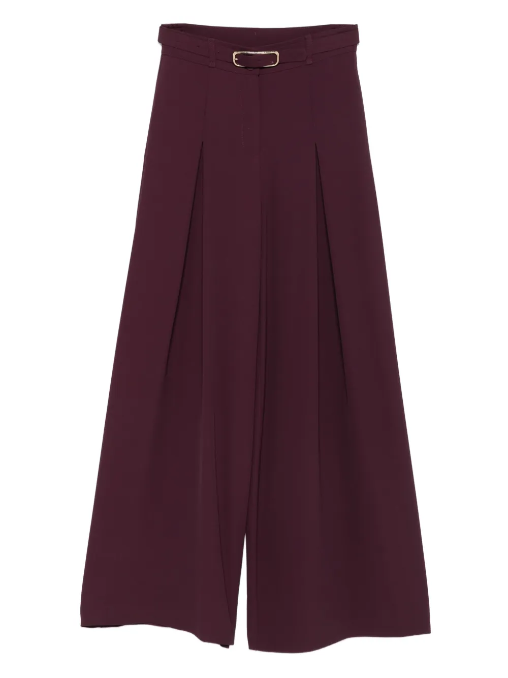 IMPERIAL pleated belted trousers | Red | Image 1