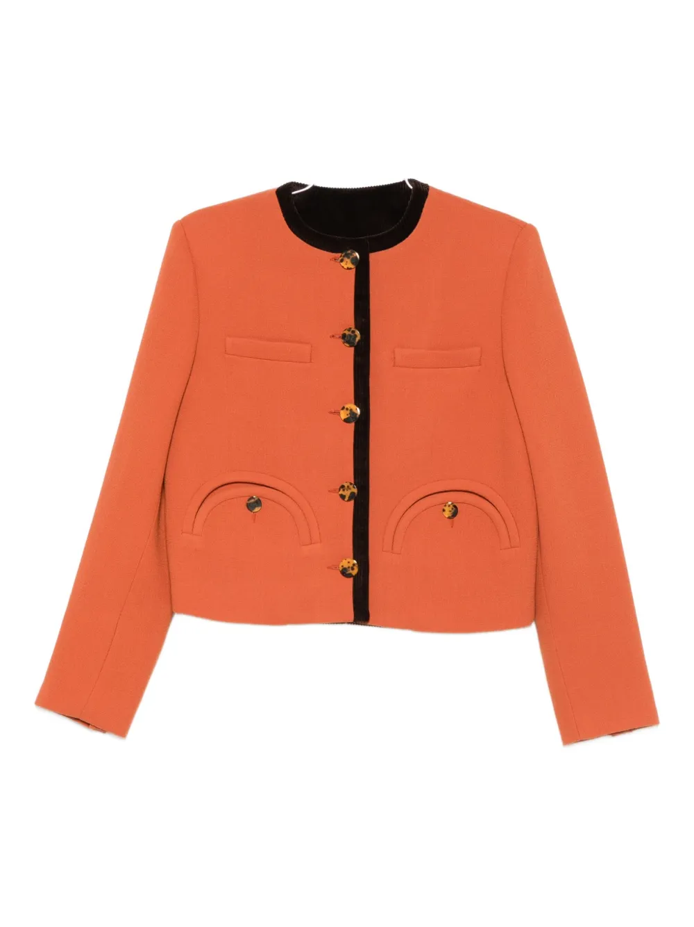 Blazé Milano contrast-trim jacket | Orange | Image 1