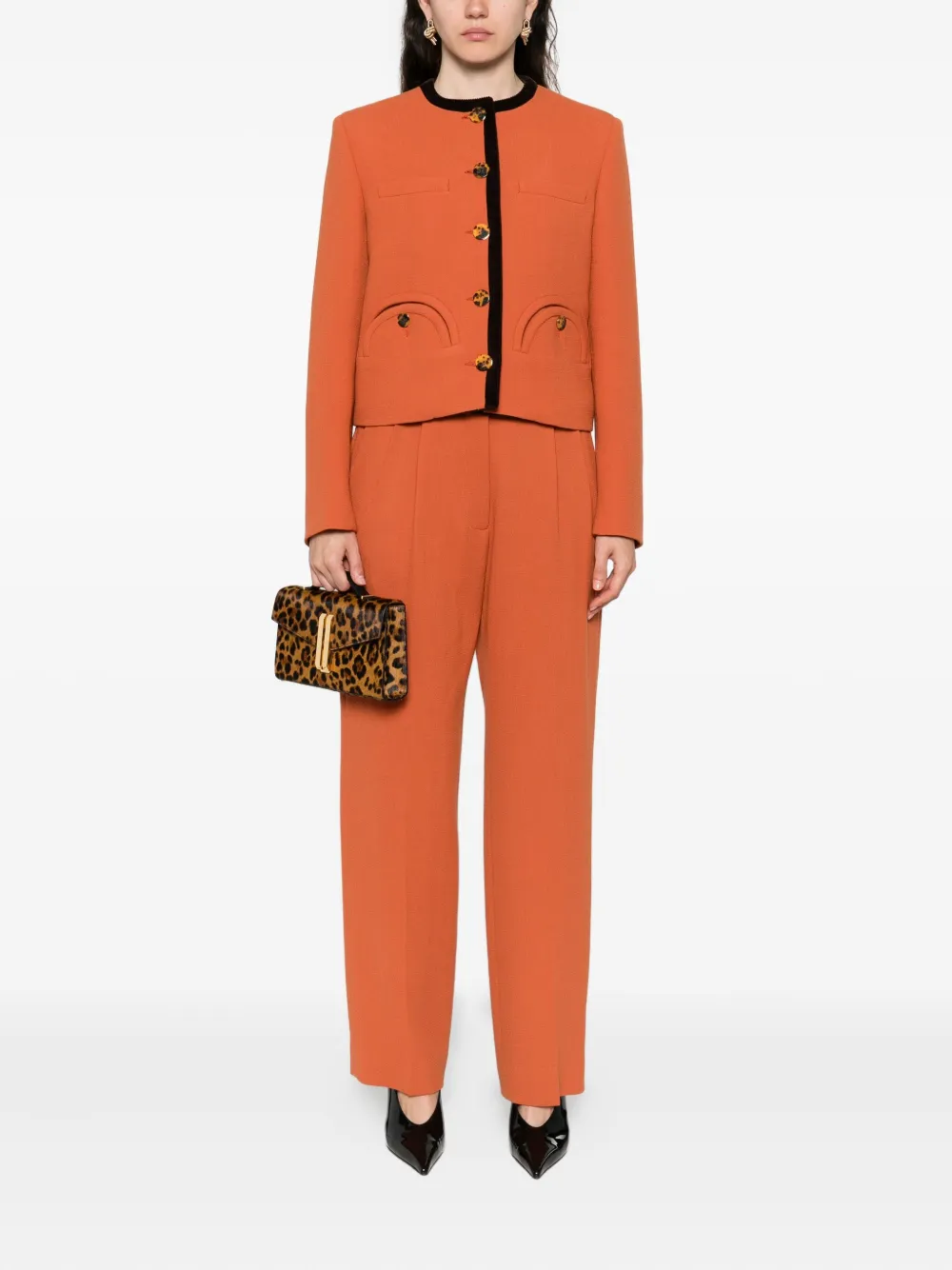 Blazé Milano contrast-trim jacket | Cropped Jackets | Image 2