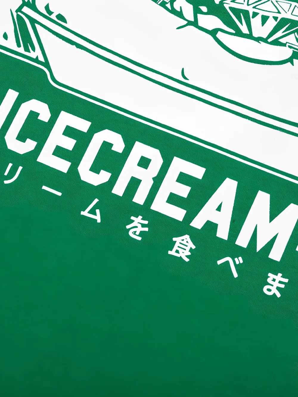 ICECREAM T-shirt met korte mouwen Groen