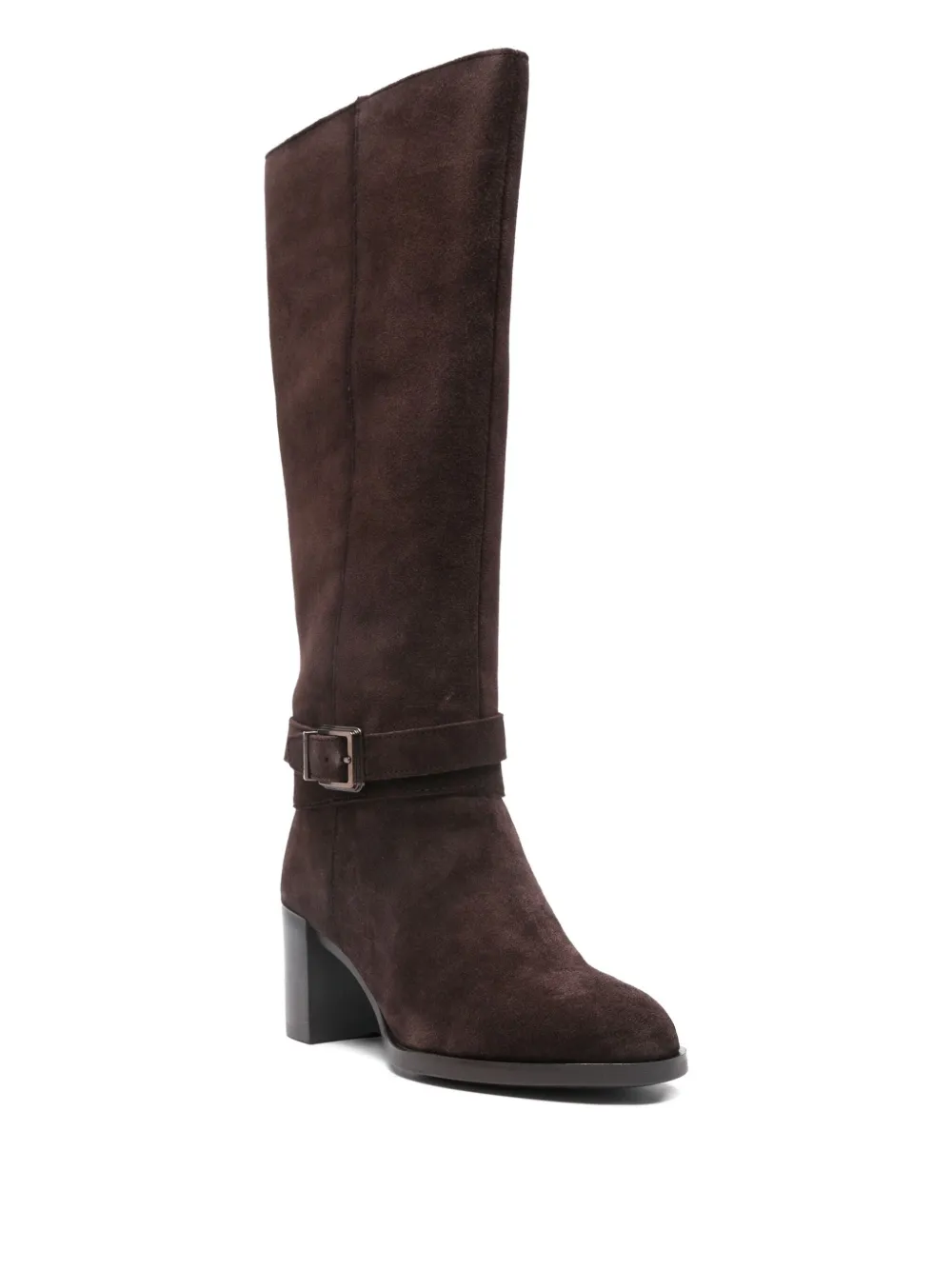 Tamaris 65mm Buckled Knee-high Boots In Brown