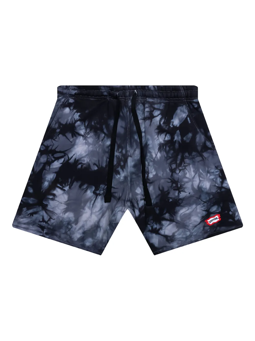 ICECREAM Villain tie-dye shorts | Grey | Image 1