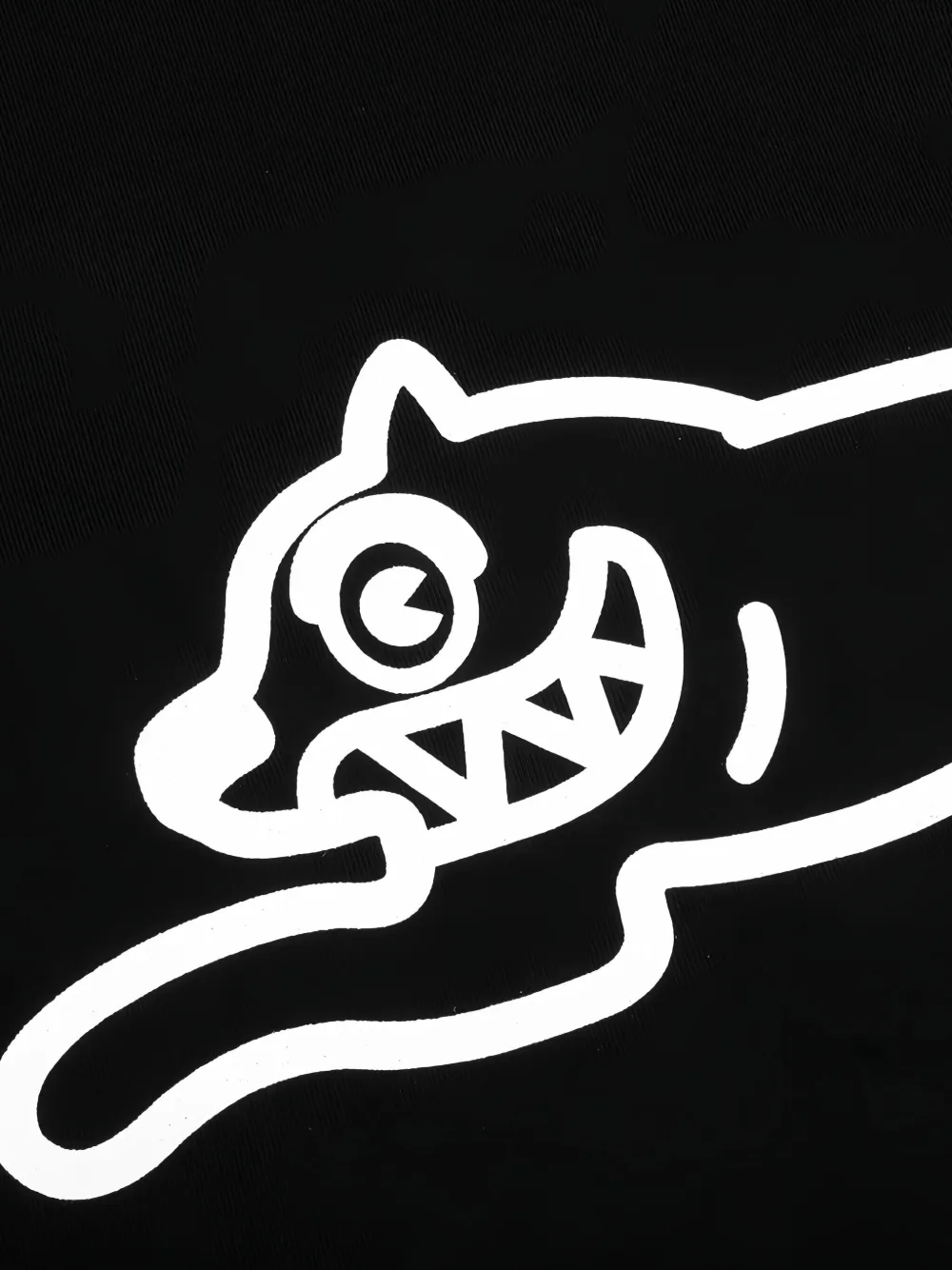 Icecream Dog-print T-shirt In Black