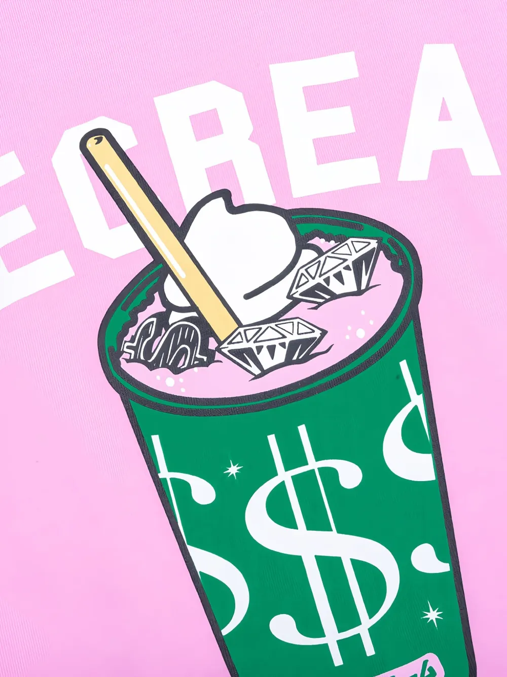 Icecream Printed Short-sleeve T-shirt In Pink