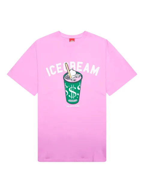ICECREAM playera estampada de manga corta