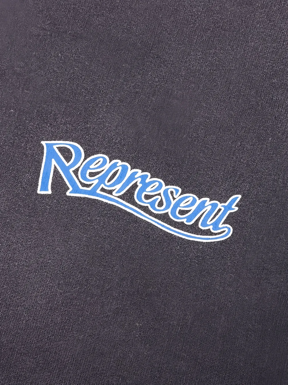 Represent Logo-print Hoodie In Gray