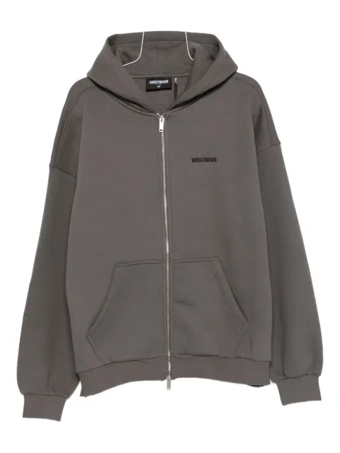WRSTBHVR zip-up hoodie