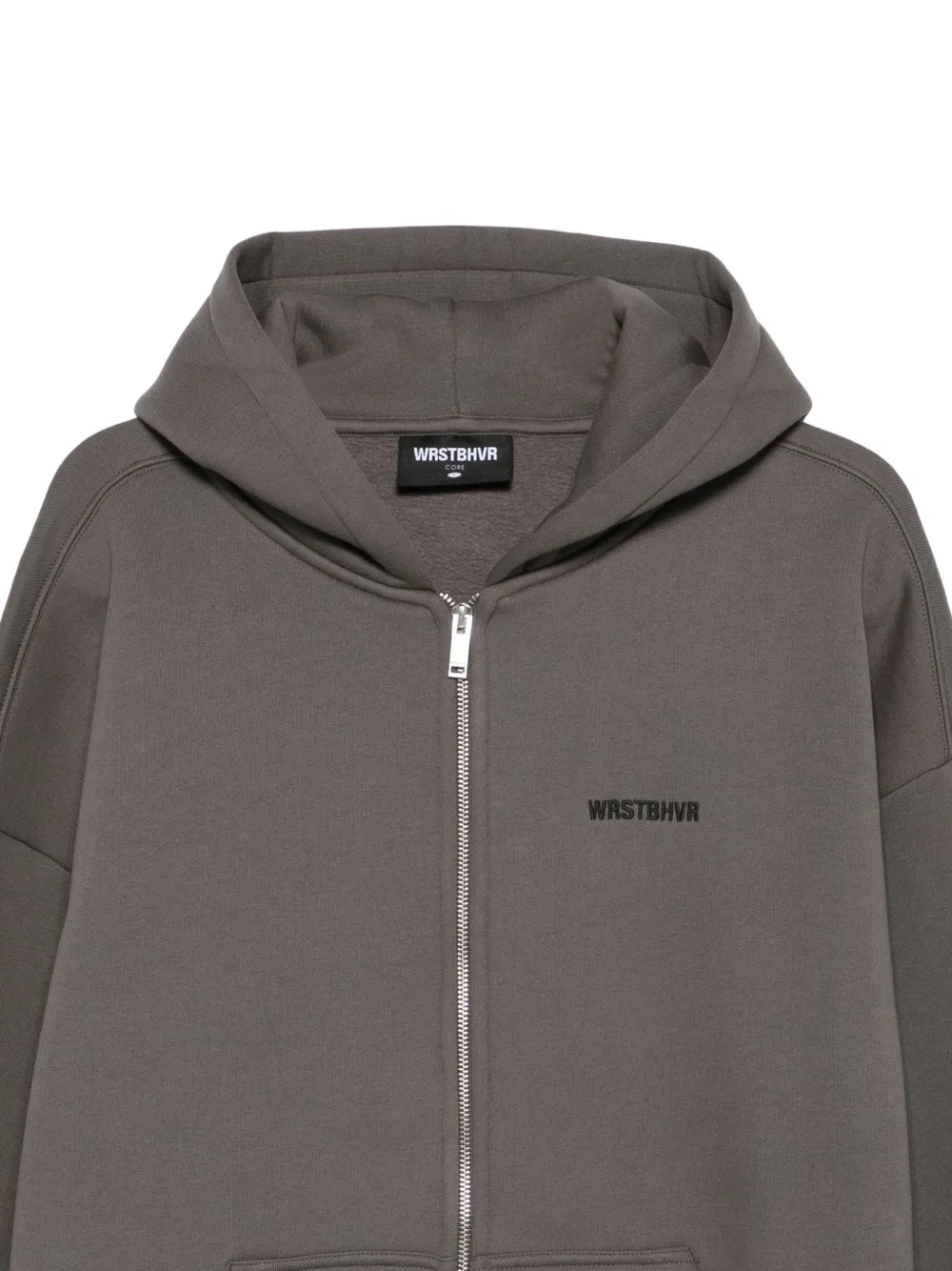  Wrstbhvr Zip-up Hoodie - Grey 
