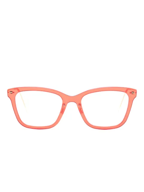 Lindberg cat-eye frame glasses