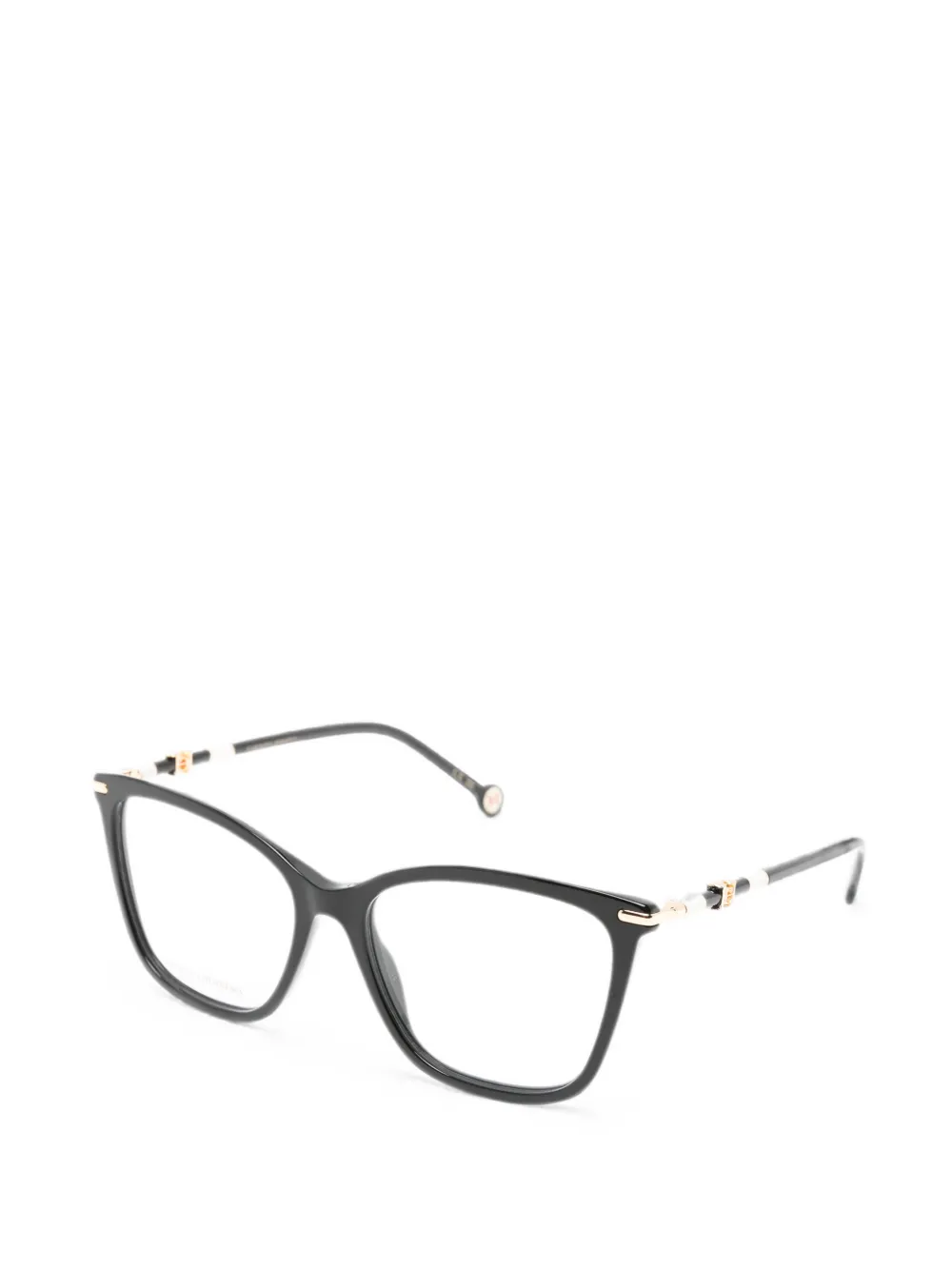 Carolina Herrera Bril met cat-eye montuur Zwart