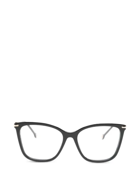 Carolina Herrera logo-plaque cat-eye frame glasses