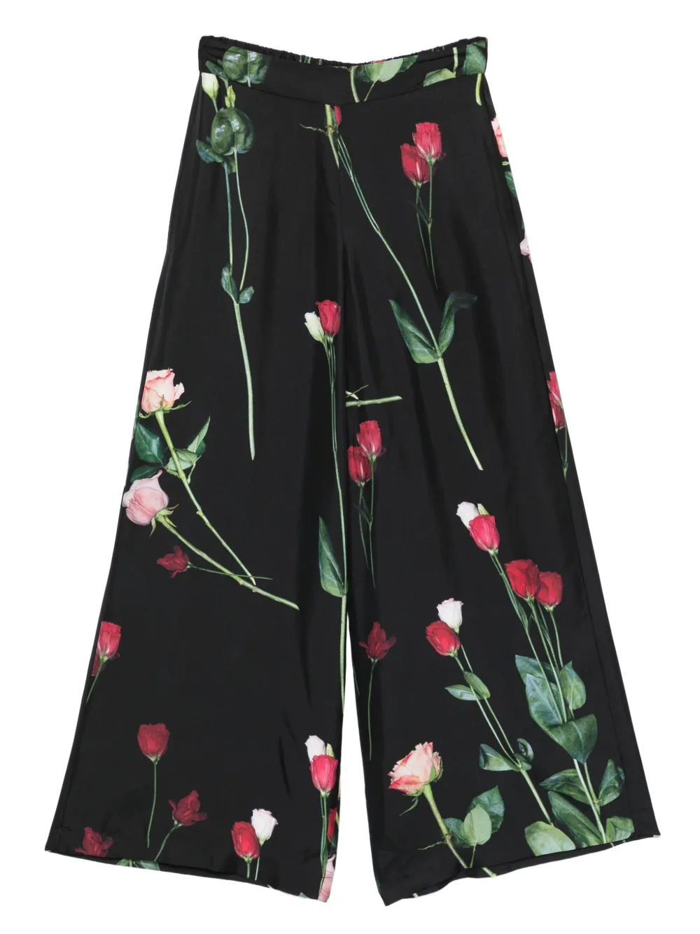 Antonio Marras pantalon ample à fleurs | noir | Image 1